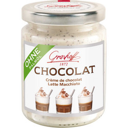 Видове Бял Grashoff Белгийски бял шоколад с печени и смлени кафени зърна еспресо и какао 250 гр